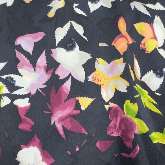 Equipment Eclipse Tira Floral Feminine  Printed 100% Silk  Dress Women's Size M - Picture 8 of 9